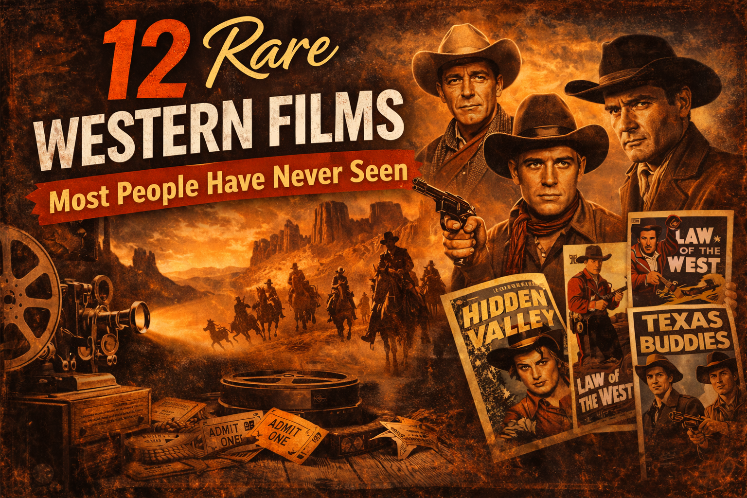 12 Rare Western Films Most People Have Never Seen – SilverScreen Shop ...