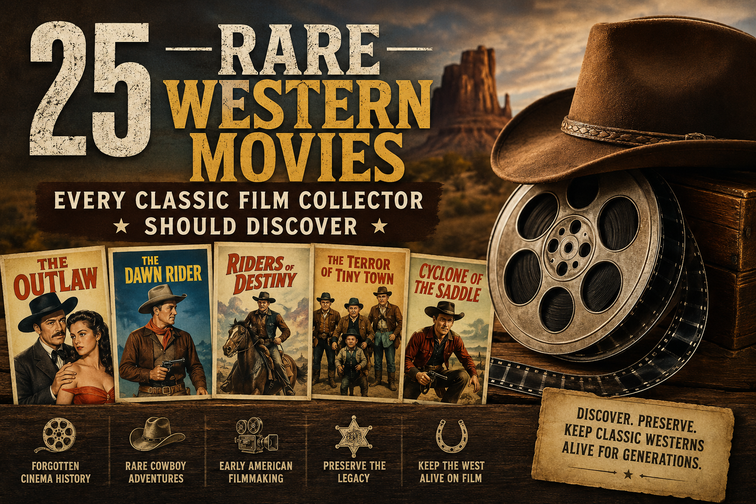25 Rare Western Movies Every Classic Film Collector Should Discover