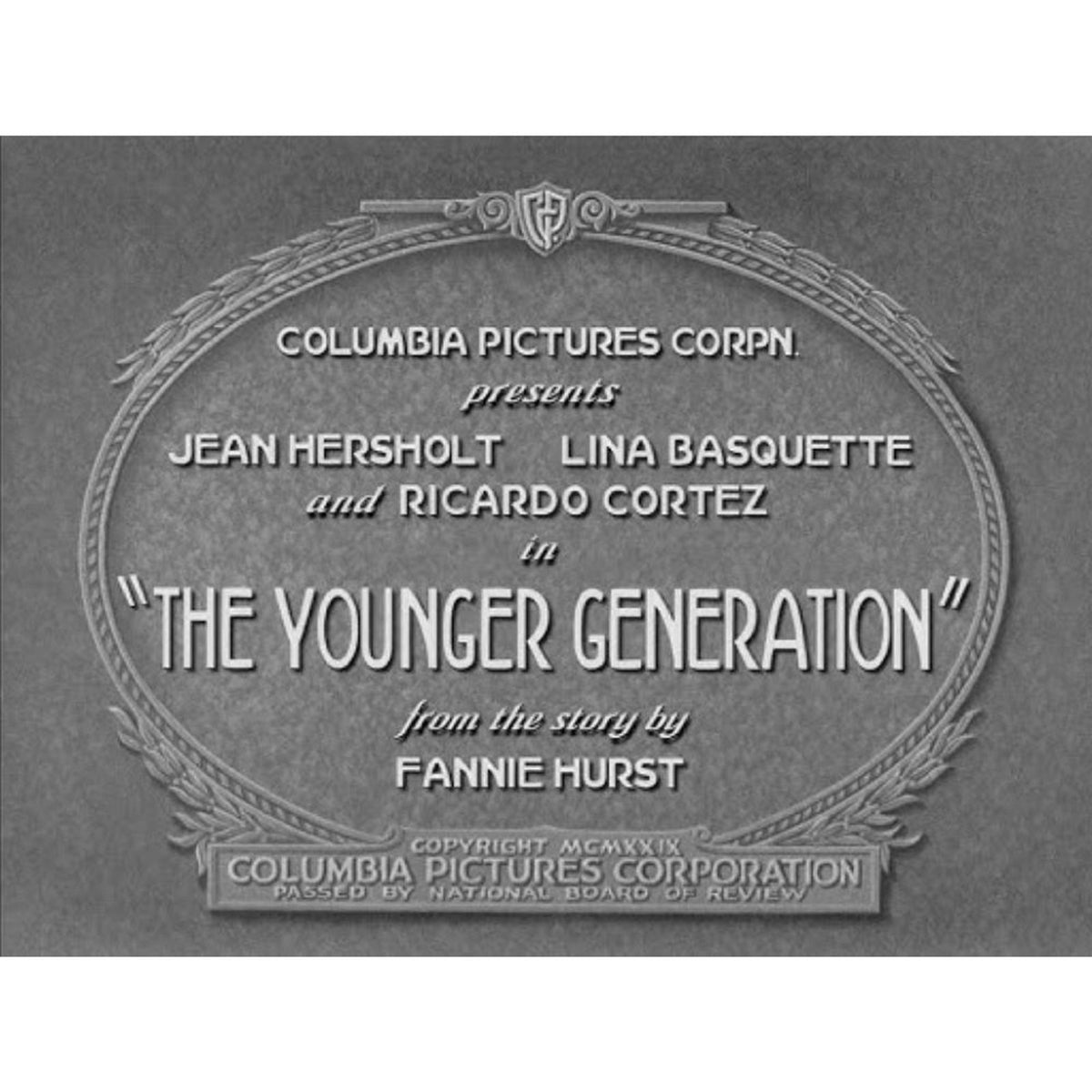 The Younger Generation (1929) Silent Drama Classic DVD