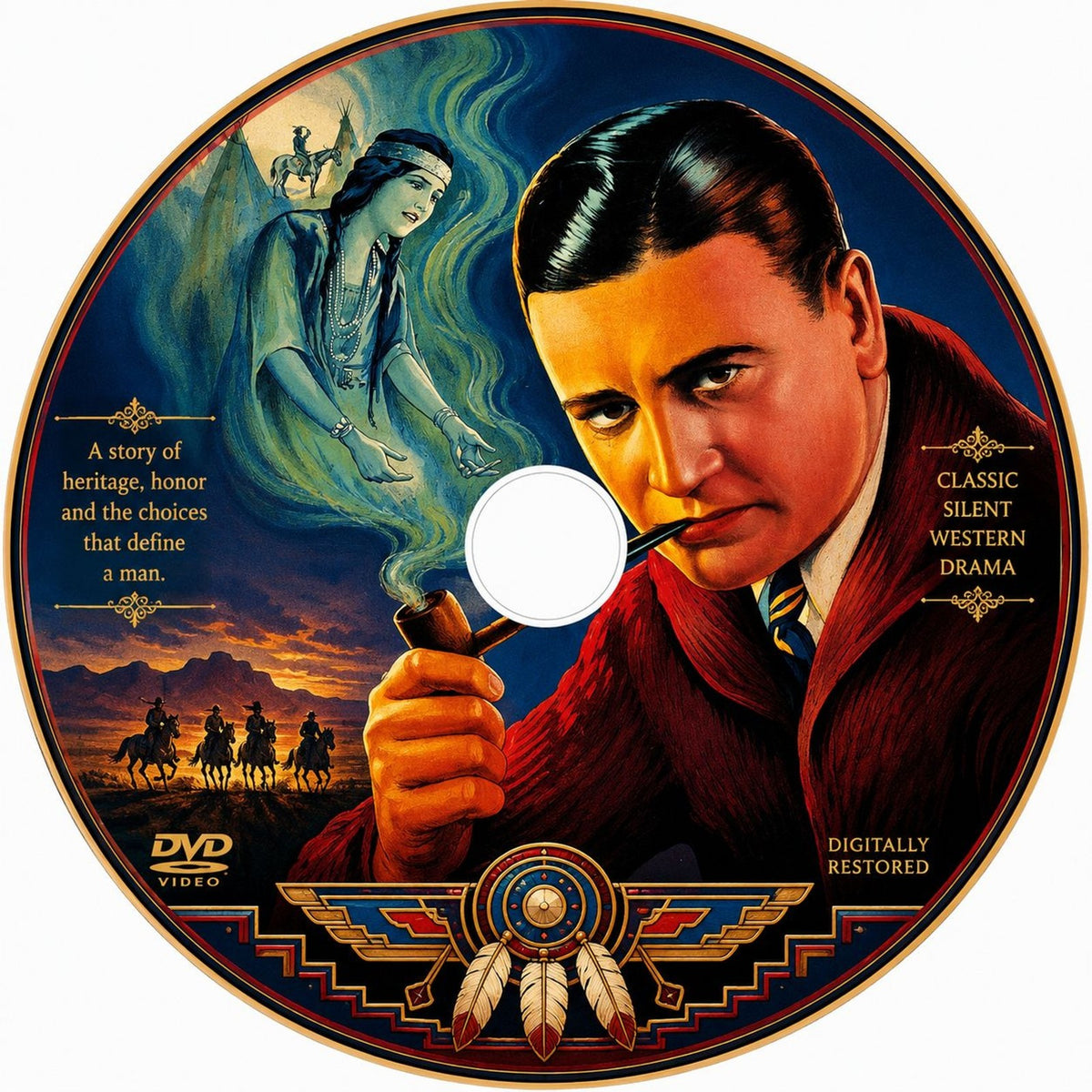 Redskin 1929 Classic Silent Western Drama DVD With Cover Art
