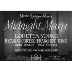 Midnight Mary (1933) Pre-Code Crime Drama DVD Collector Edition