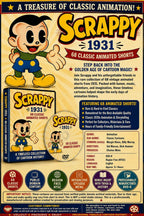 Scrappy 1931Classic Cartoon Collection DVD 68 Classic Animated Shorts