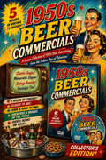 Vintage Beer Commercials DVD 5 Hours Classic TV Ads Retro Collection