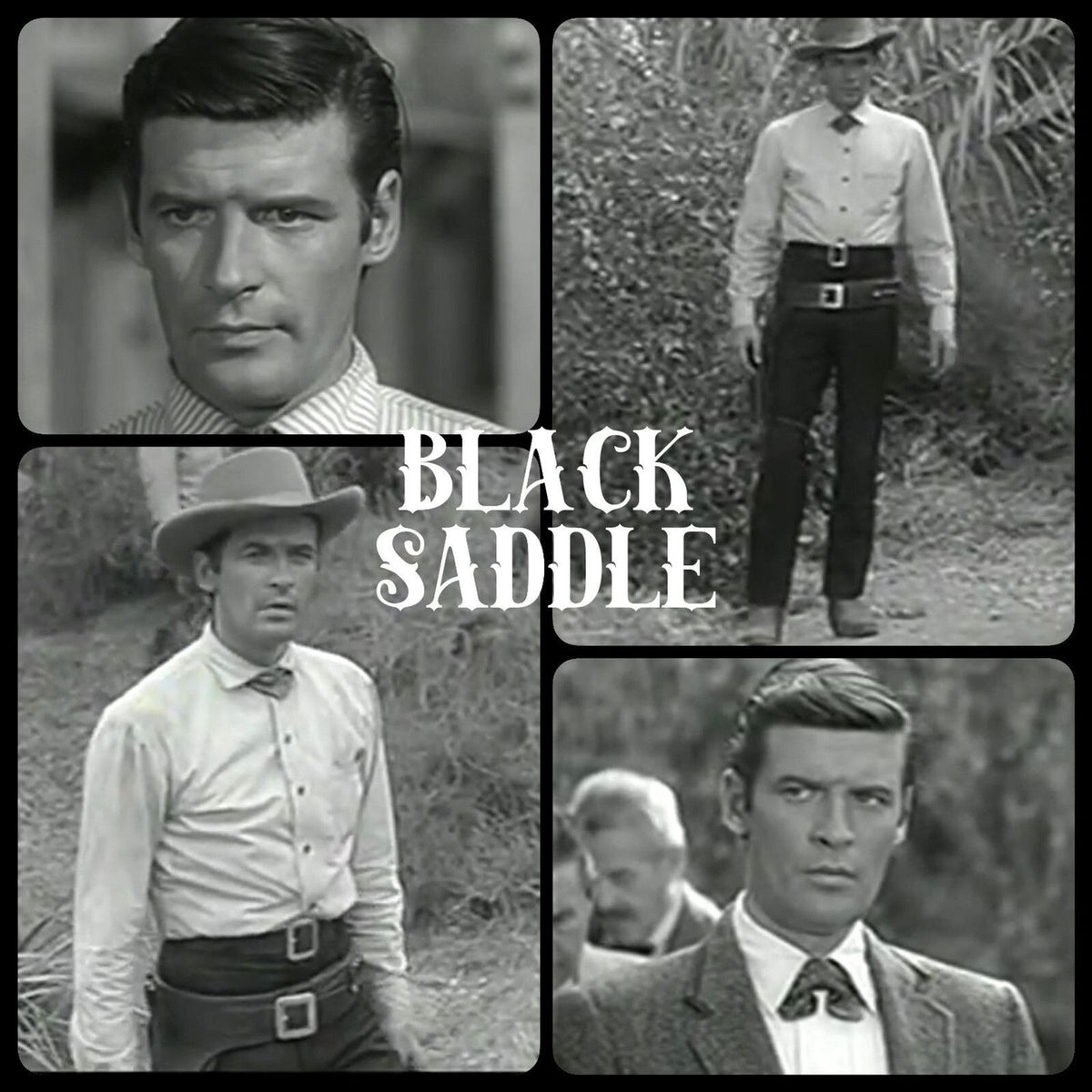 Black Saddle (1959)  Rare Classic TV Western Series  44 Episodes On DVD