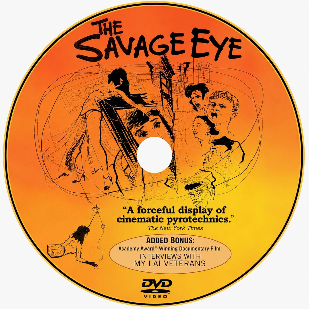The Savage Eye 1959 Rare Documentary Drama DVD With Cover Art Cult Classic