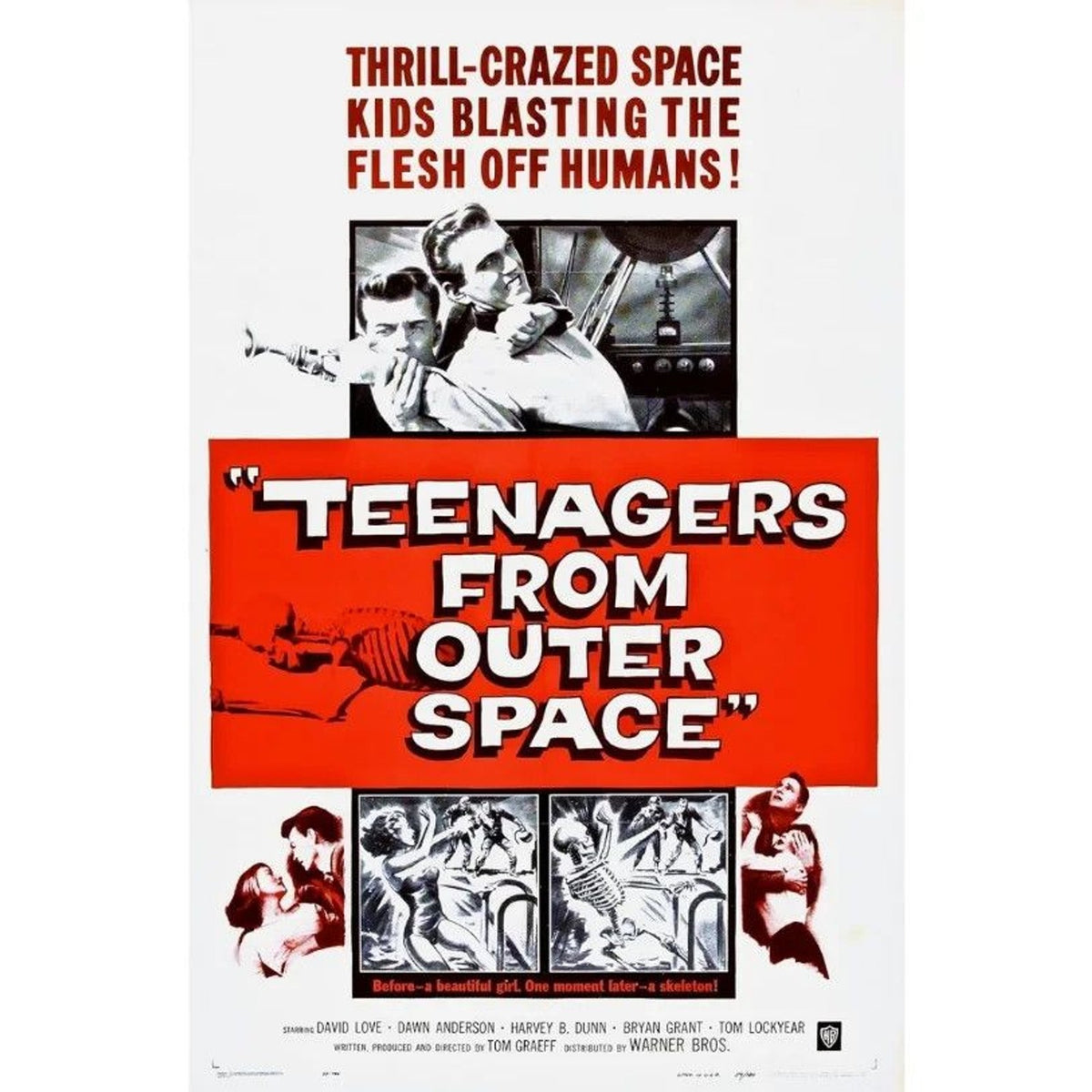 Teenagers from Outer Space 1959 Rare Science Fiction DVD Classic