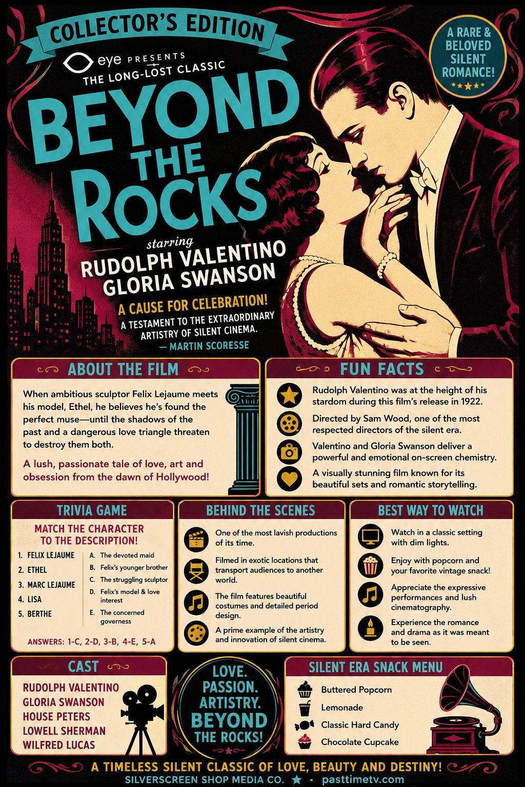 Beyond the Rocks (1922) Rare Classic Silent Romance DVD- Collectors Edition