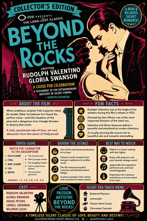 Beyond the Rocks (1922) Rare Classic Silent Romance DVD- Collectors Edition