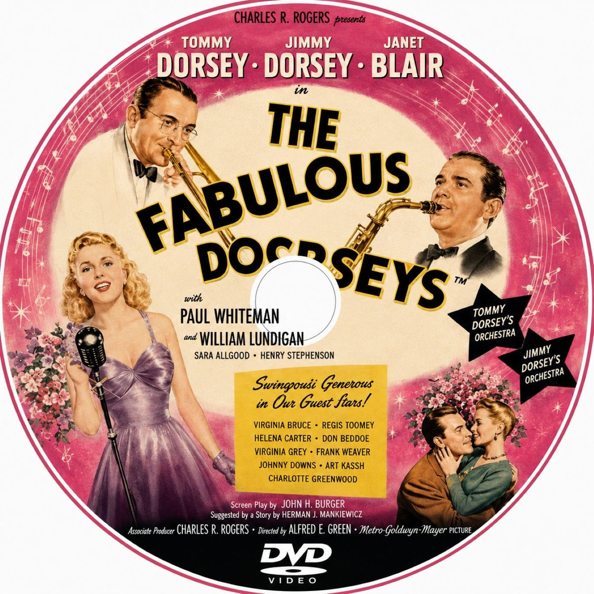 The Fabulous Dorseys (1947) Musical Biography DVD Collector Edition