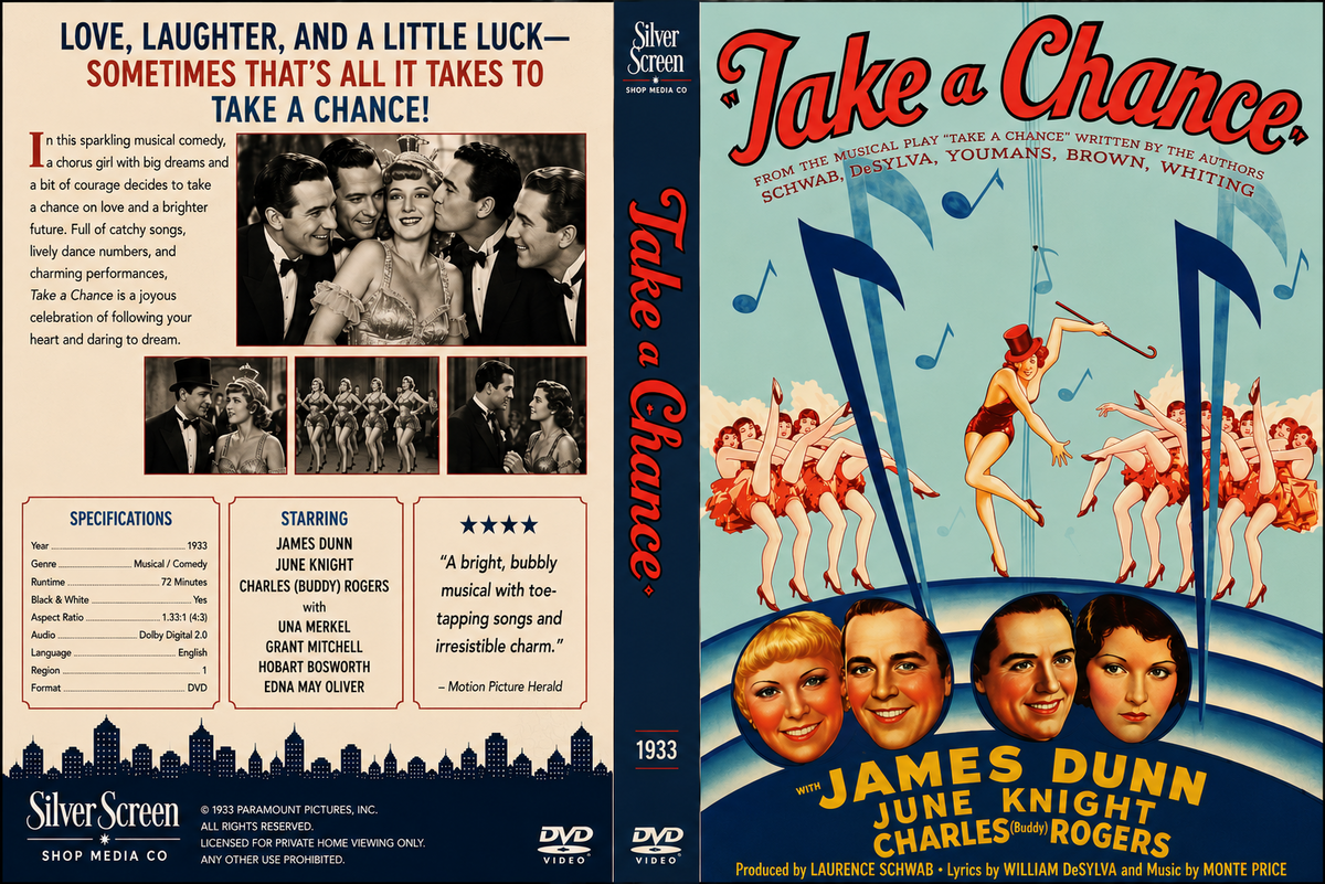 Take a Chance (1933) Musical Comedy DVD Collector Edition