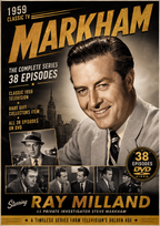 Markham 1959 Classic TV 38 Episodes DVD Rare Gift Collectors Item
