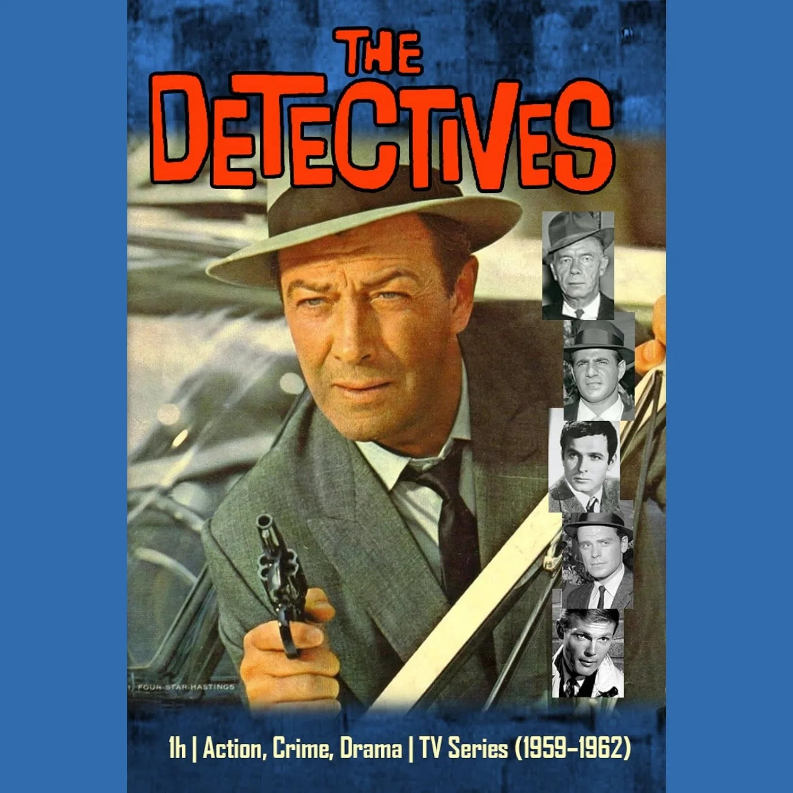 The Detectives (1959) Classic Crime TV  Collectors DVD 30 Episodes