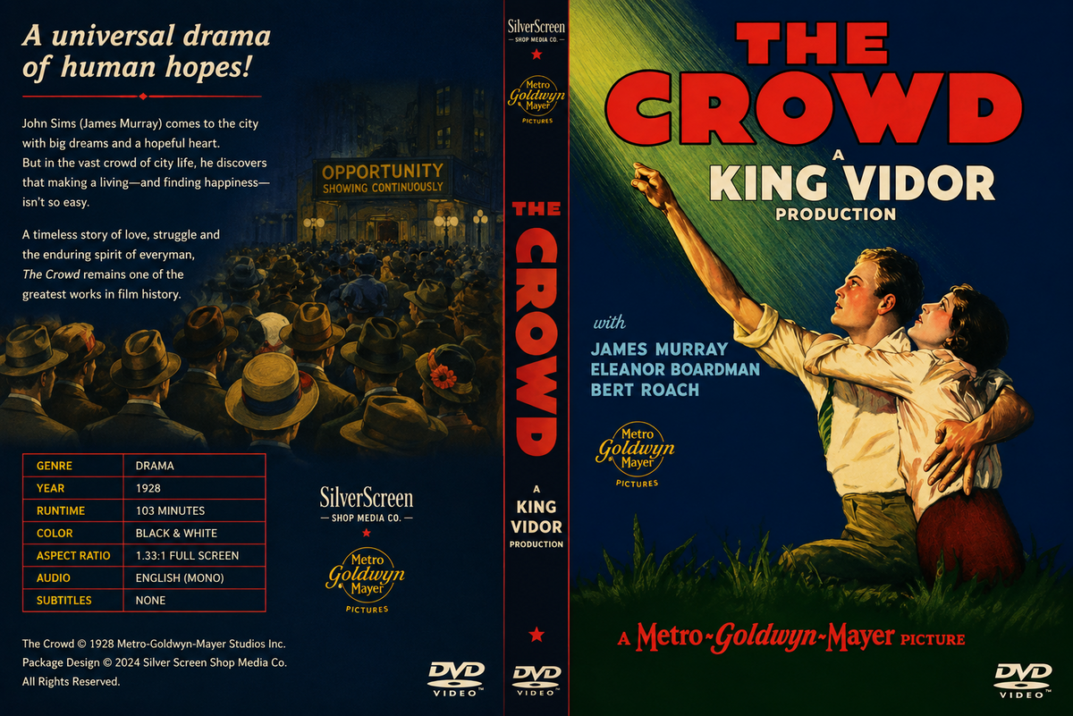 The Crowd (1928) Silent Social Drama DVD Collector Edition