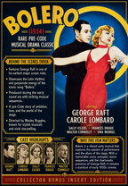 Bolero 1934 Pre Code Musical Drama Film DVD With Cover Art George Raft