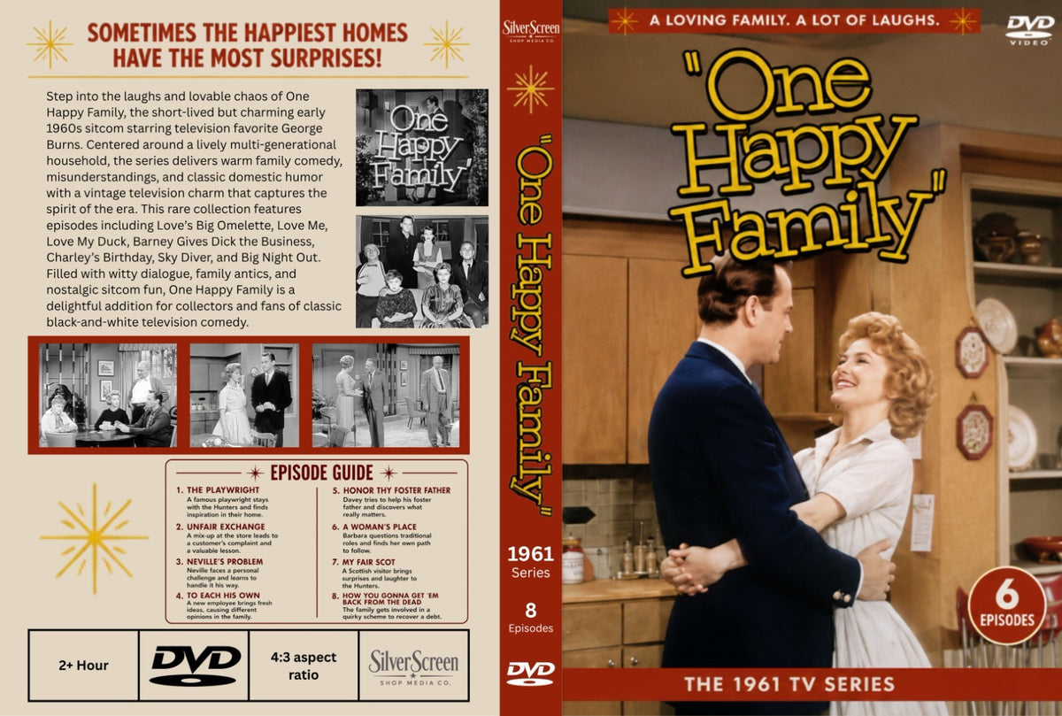 One Happy Family (1961) – 6 RARE CLASSIC TV EPISODES ON DVD - Collectors Edition