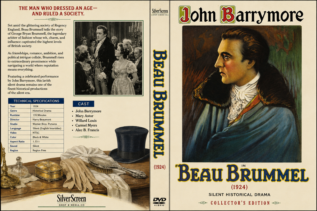 Beau Brummel (1924) Silent Historical Drama DVD Collector Edition