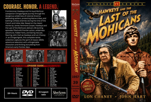 Hawkeye and the Last of the Mohicans (1957) Classic Tv 39 Episodes DVD