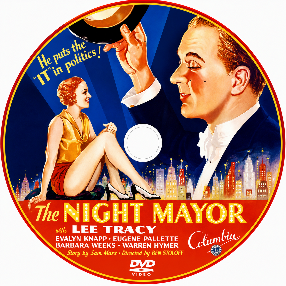 The Night Mayor 1932 Comedy Drama DVD Collector Edition With Cover Art