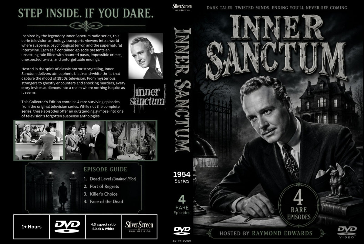 Inner Sanctum (1954) Classic TV Series DVD – 4 Rare Episodes
