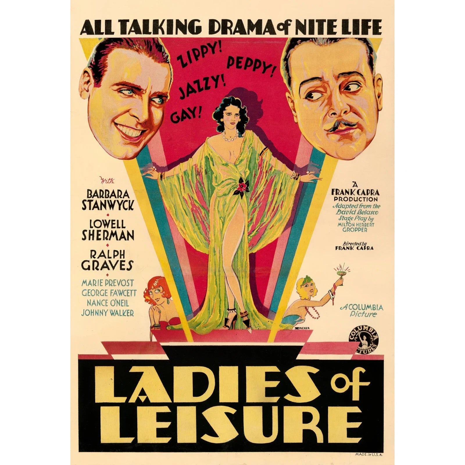 Ladies of Leisure (1930) Pre-Code Romantic Drama DVD Collector Edition