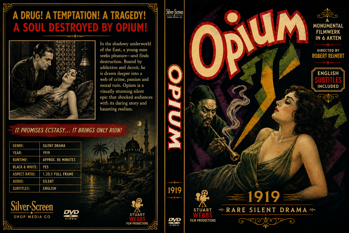 Opium (1919) German Silent Drama DVD Collector Edition