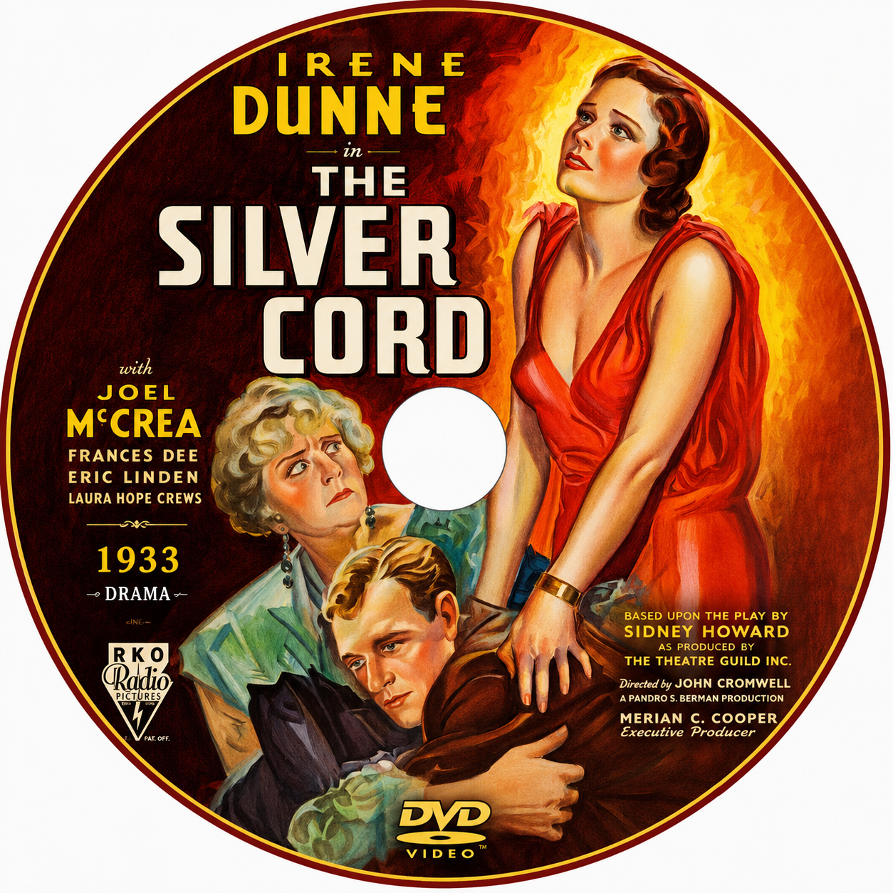 The Silver Cord 1933 Pre Code Drama Film DVD With Cover Art