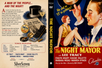 The Night Mayor 1932 Comedy Drama DVD Collector Edition With Cover Art