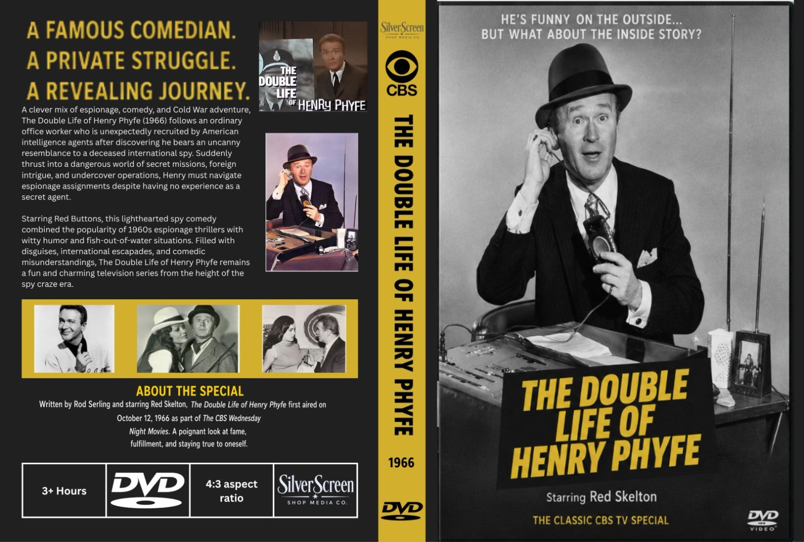 The Double Life of Henry Phyfe (1966) RARE CLASSIC TV COMEDY ON DVD – 6 EPISODES
