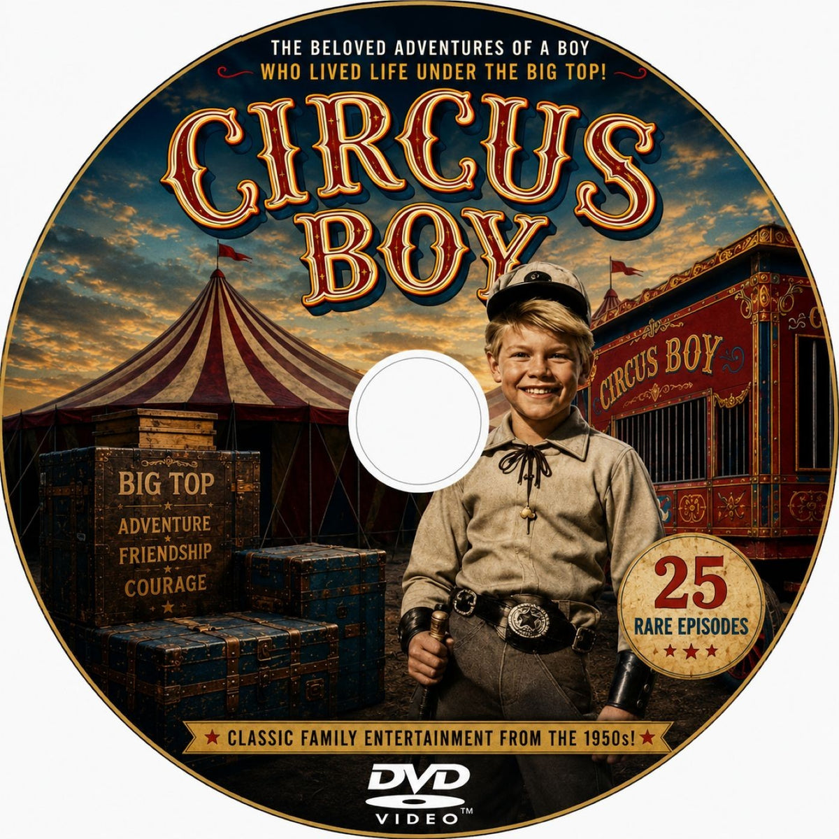 Circus Boy (1956) Classic TV Series DVD – 25 Rare Episodes