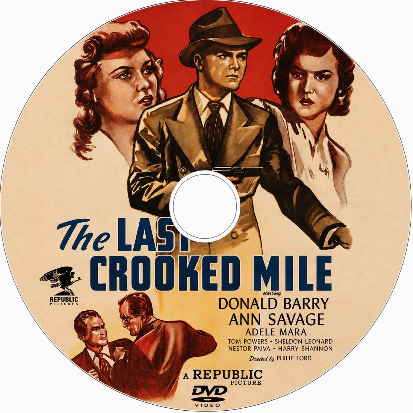 The Last Crooked Mile (1946) Film Noir Crime DVD Collector Edition