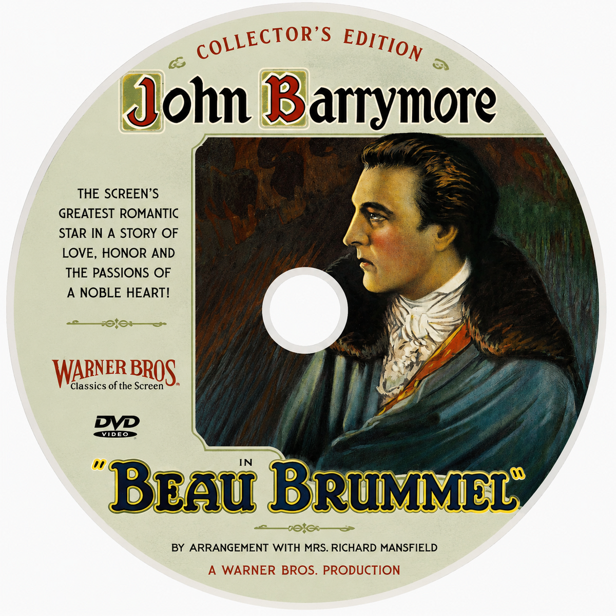 Beau Brummel (1924) Silent Historical Drama DVD Collector Edition