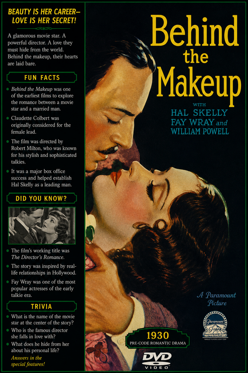 Behind the Make-Up (1930) Pre-Code Drama DVD Collector Edition