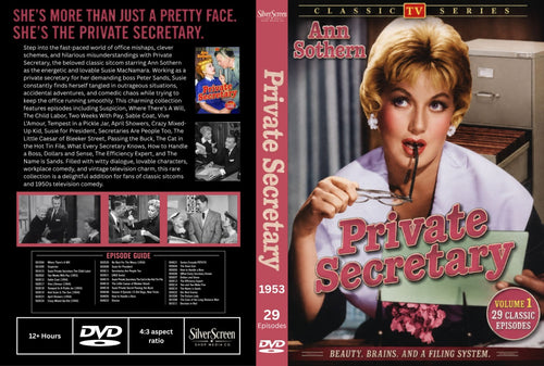Private Secretary 1953 Classic TV Series DVD – 29 Episodes – Rare Collector Gift