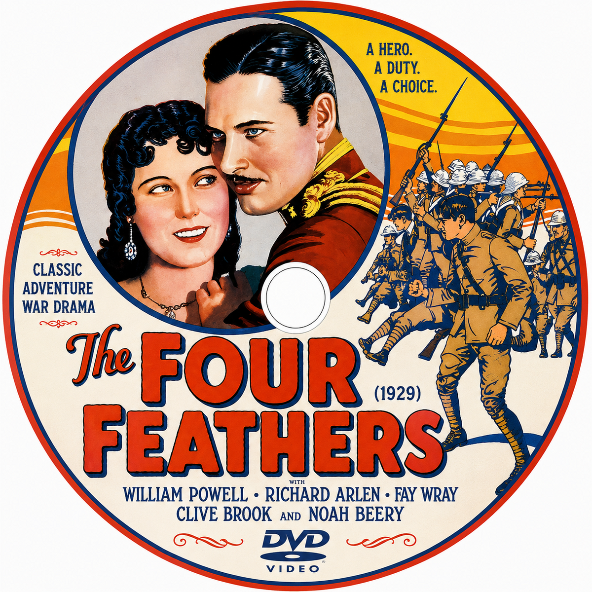 The Four Feathers (1929) Silent War Adventure DVD Collector Edition