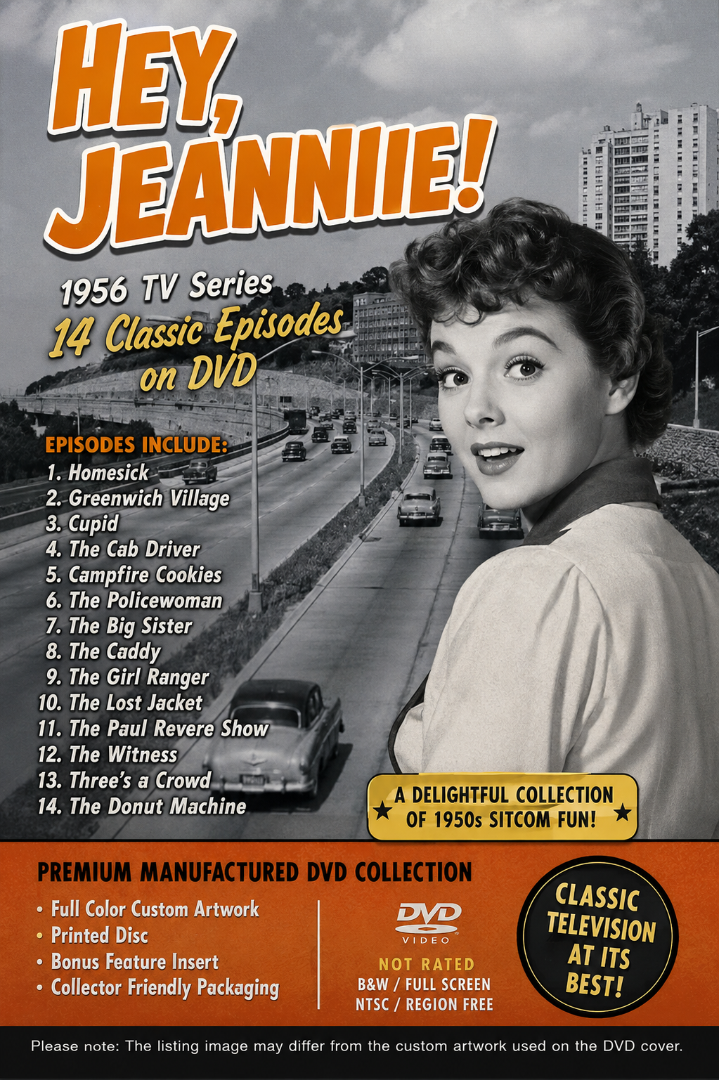 Hey, Jeannie! 1956 TV Series 14 Episodes Classic Comedy DVD
