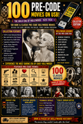 100 Pre-Code Movies on USB Drive | Rare Hollywood Classics 1929–1934 | Collector