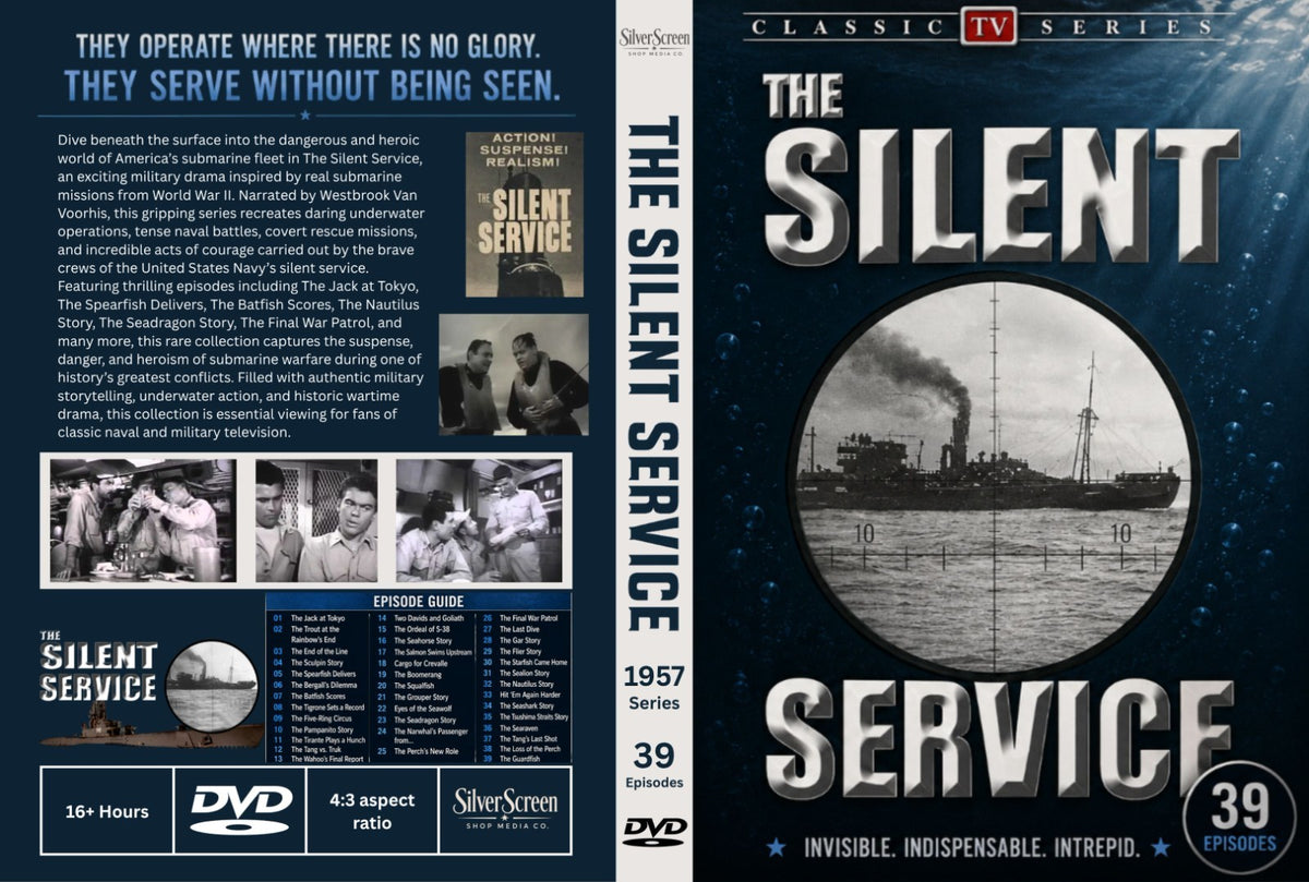 The Silent Service (1957) Rare Military TV Series Collectors DVD - 39 Episodes