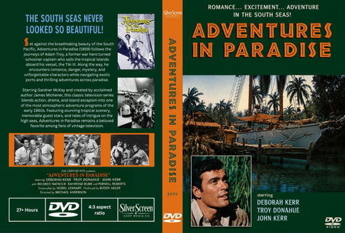 Adventures in Paradise 1959 Classic TV Series 41 Episodes DVD With Cover Art