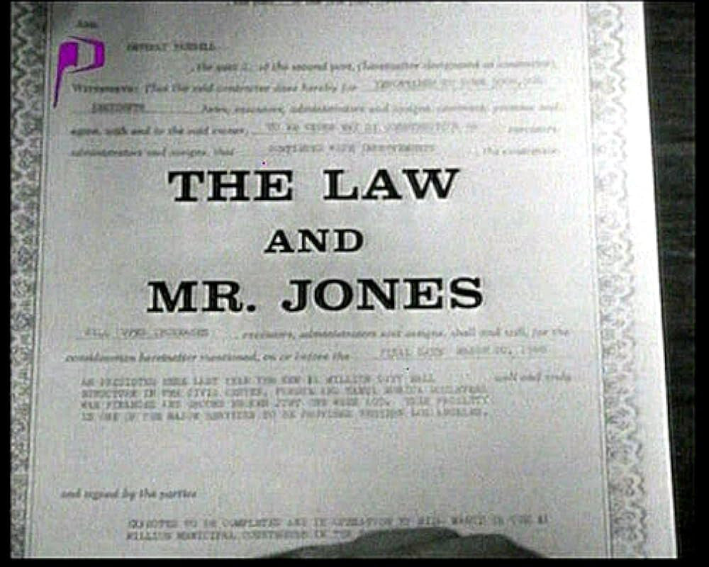 The Law and Mr. Jones (1960) Classic TV 12 Episodes on DVD - Collectors DVD