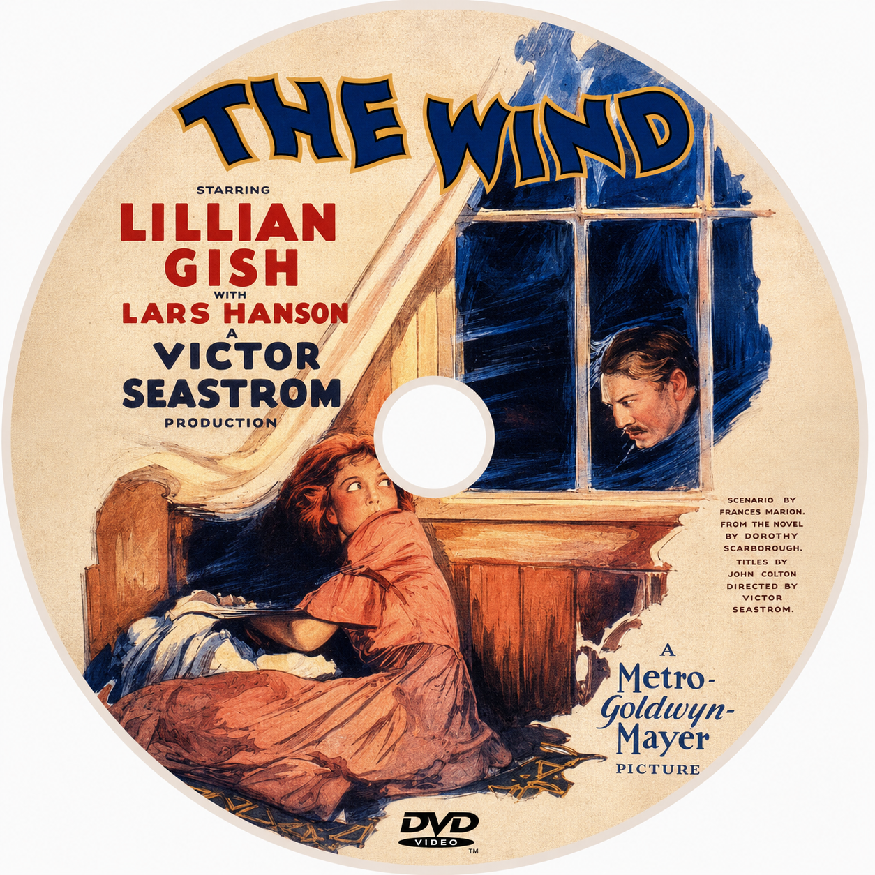 The Wind 1928 Lillian Gish Silent Drama Classic Film DVD