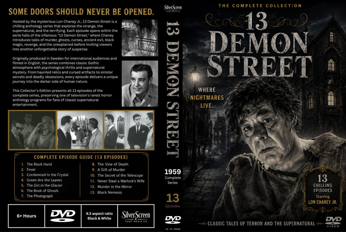 13 Demon Street (1959) Classic TV Series DVD – Complete 13 Episodes