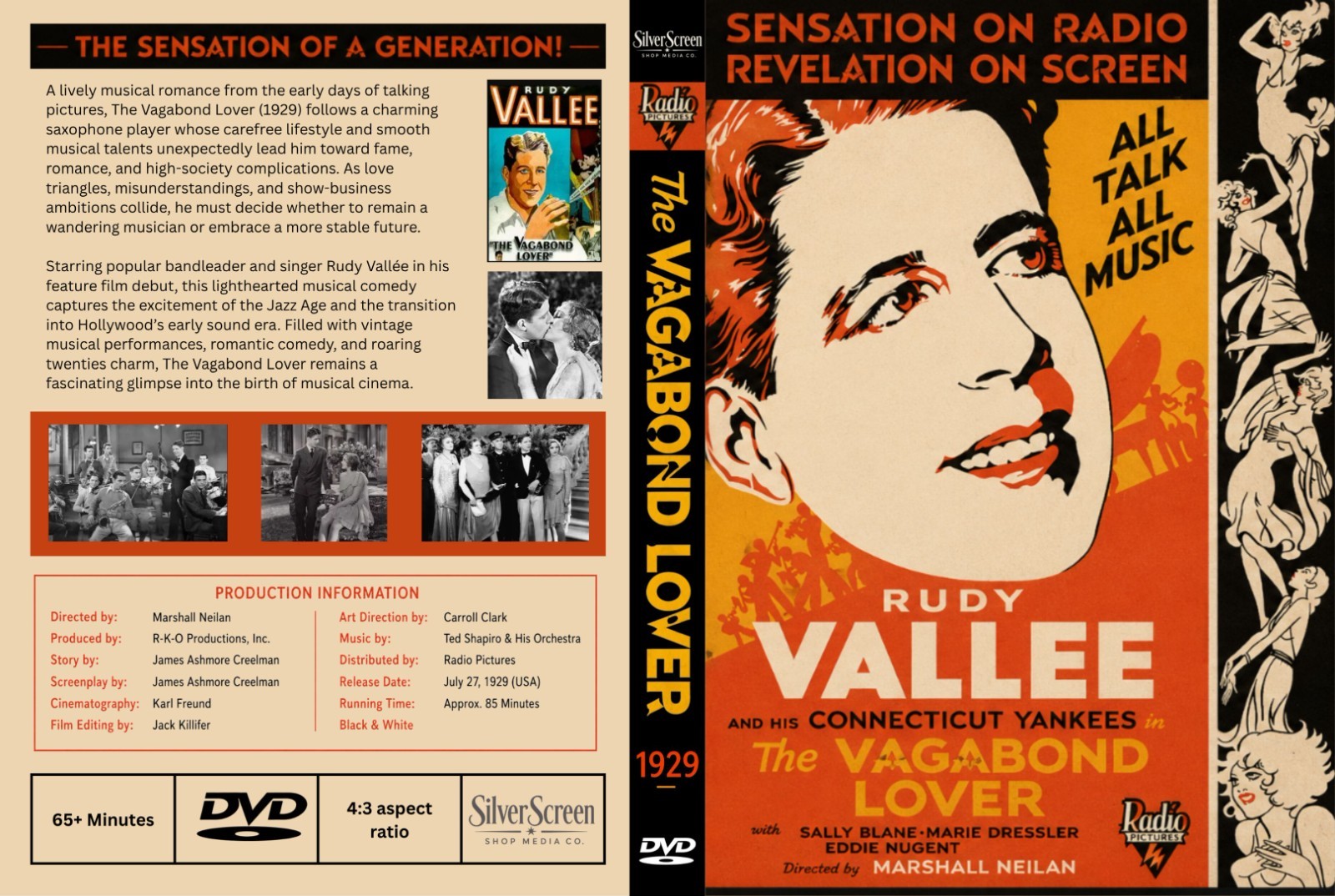 The Vagabond Lover (1929) Musical Comedy DVD Collector Edition