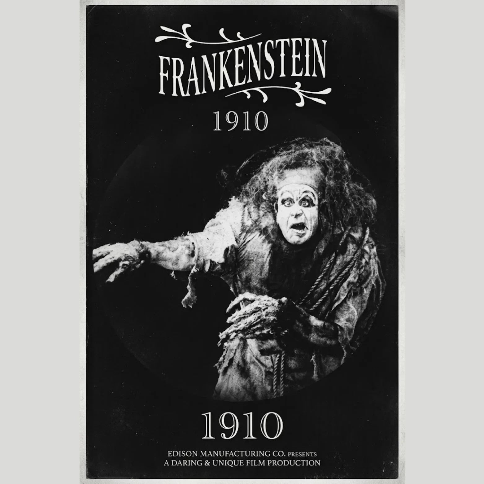 Frankenstein (1910) Rare Silent Horror Film DVD Early Cinema Classic