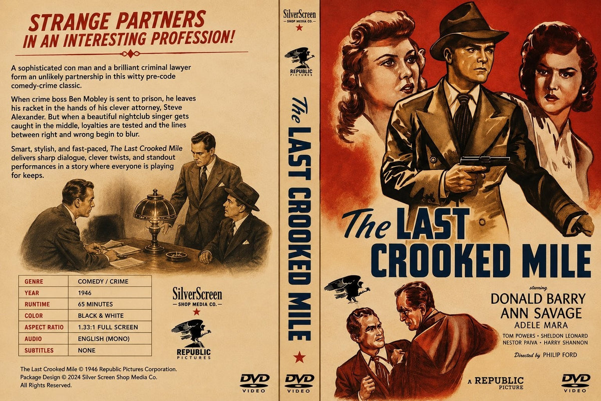 The Last Crooked Mile (1946) Film Noir Crime DVD Collector Edition