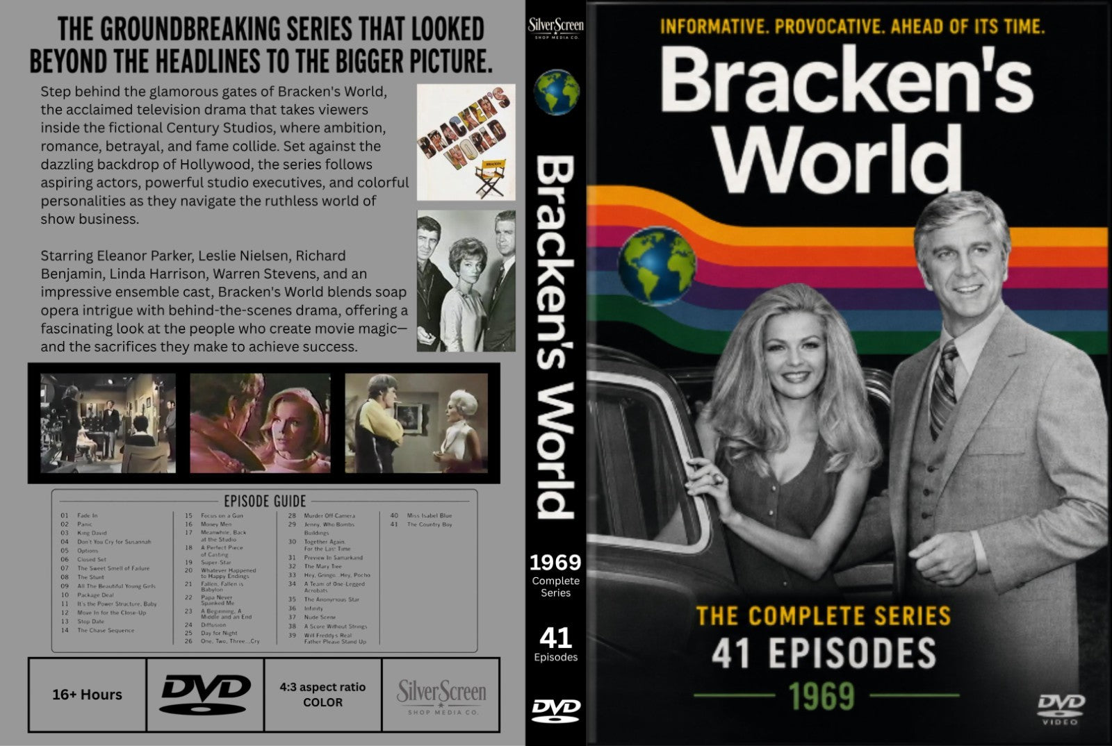 Bracken's World (1969) Rare Classic TV Series DVD – 39 Episodes