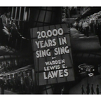 20,000 Years in Sing Sing (1932) Prison Drama DVD Collector Edition