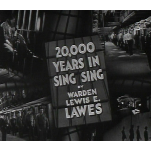 20,000 Years in Sing Sing (1932) Prison Drama DVD Collector Edition