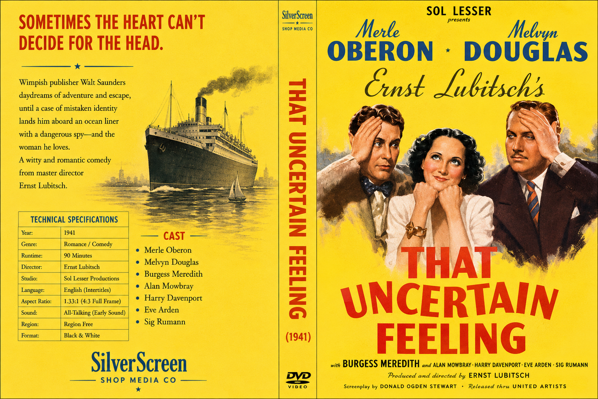 That Uncertain Feeling (1941) Romantic Comedy DVD Collector Edition