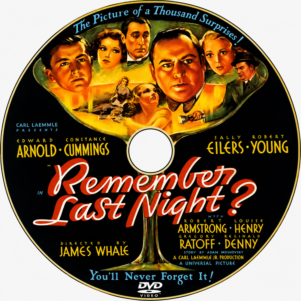 Remember Last Night? (1935) Comedy Mystery DVD – Collector's Edition