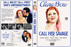Call Her Savage 1932 Pre Code Drama Romance DVD With Cover Art Clara Bow